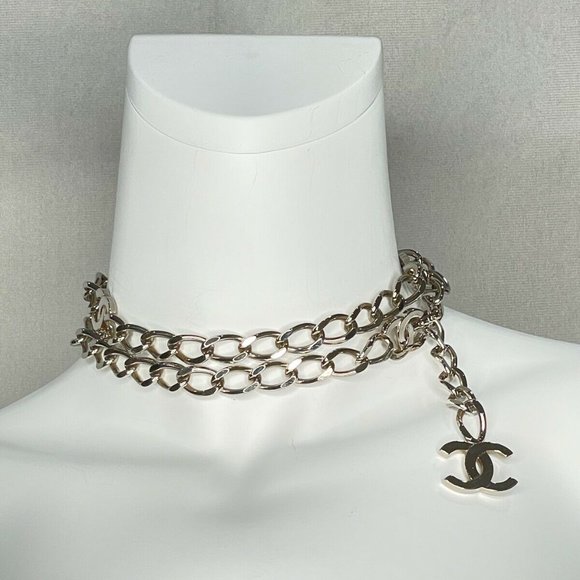 CHANEL Vintage 1997 Spring Collection Silver Belt main image 6